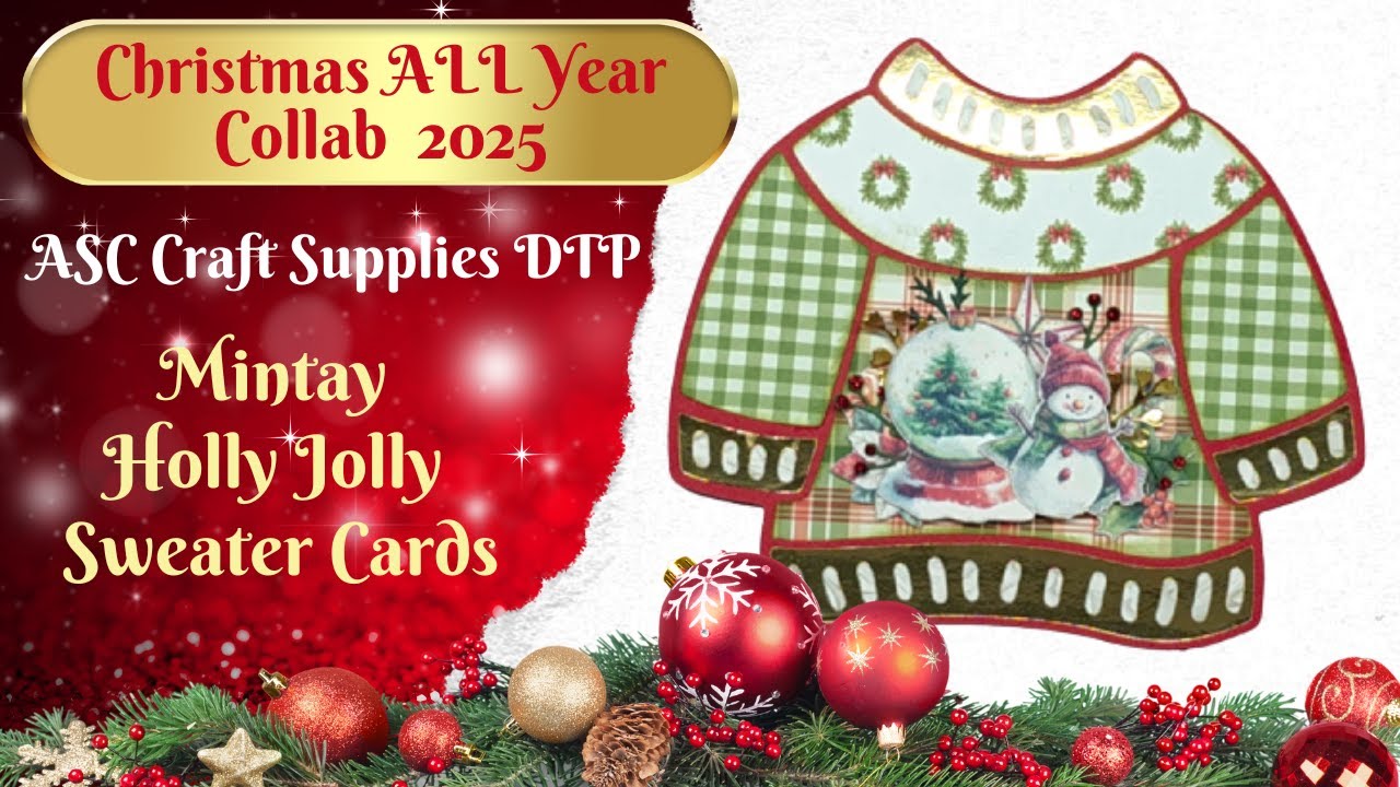 christmasallyear2025 | Mintay Holly Jolly Jolly Sweager Cards