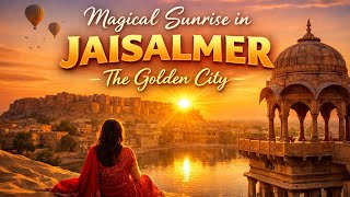 Beautiful Sunrise view in Jaisalmer Sam sand dunes desert | Magical Sunrise in Jaisalmer Golden City screenshot 2