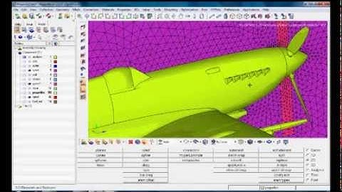 CFD Spitfire analysis Part2- Preprocessor: Mesh of the model