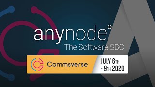 anynode Commsverse Online 2020