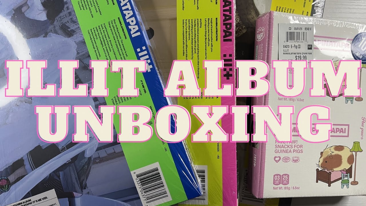 illit - Mamihlapinatapai mini album unboxing (Target and Barnes