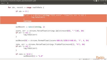 Machine Learning with Go: Logistic Regression| packtpub.com