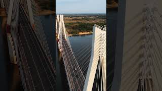 Муромский вантовый мост через реку Ока |  Cable-stayed bridge over the Oka River