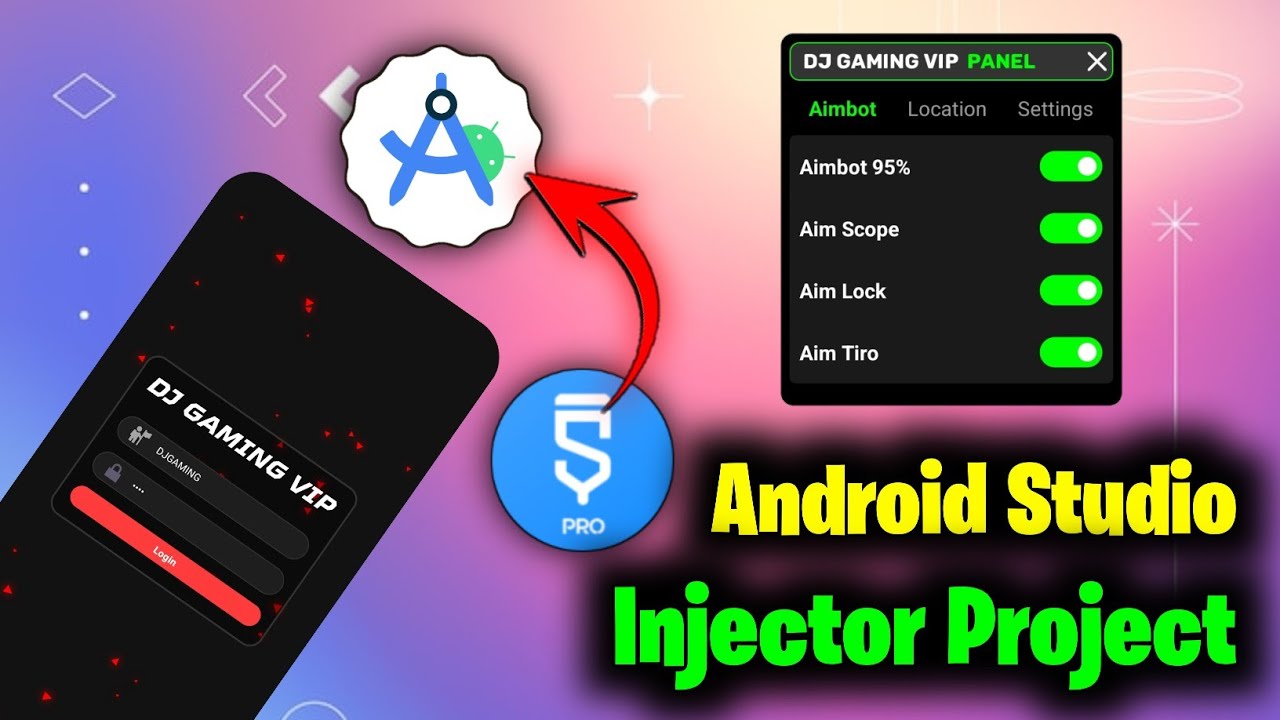 Android Studio Project Injector Firebase Database Login Page Ui/Ux Android App Premium Project Free