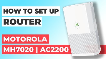 ✅ How to Set Up MOTOROLA MH7020 | How to Setup Motorola AC2200 MH7020 WiFi Router