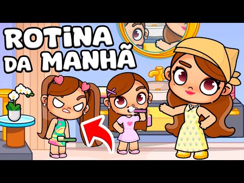 ROTINA DA MANHÃ TOCA MARY e MARYZINHA | AVATAR WORLD ROTINAS e HISTÓRIAS