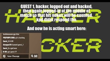 Clever hackers for nukes in Krunker be like