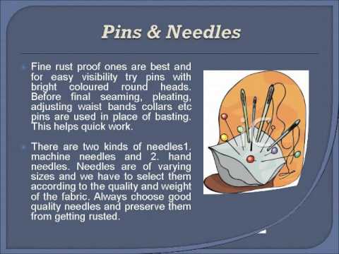 2 Tools equipment used for garment construction Lesson 1 - YouTube