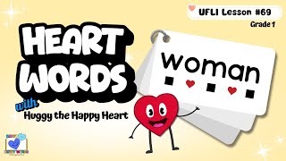 Teaching Sight Word WOMAN | UFLI Lesson 69 Irregular Heart Word | Learning Grade 1 Sight Words