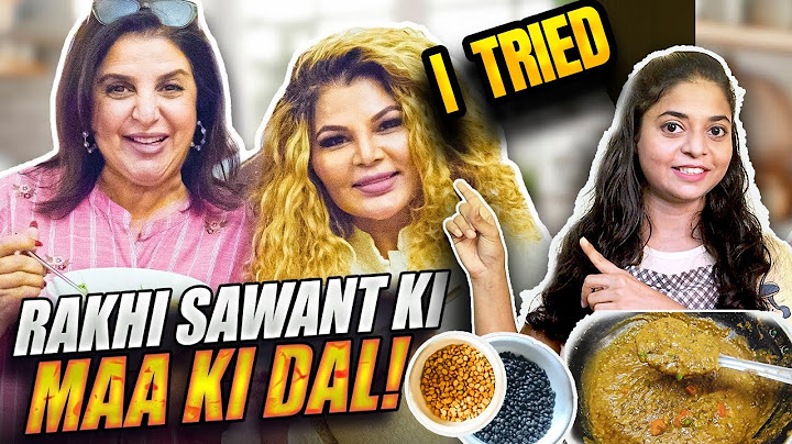 Farha Khan Maa Ki Dal | Farha Khan Recipe | Farha Khan And Rakhi Sawant Maa ki Dal