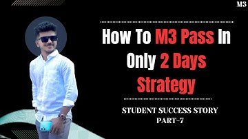 How To Pass M3 In Only 2 Days | Purple Hat Institute | #sppu #engineering #sppuexam
