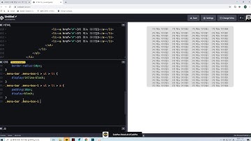 IT공부 2020 05 01 1시간반 3차 풀다운메뉴 만들기&사이드바 만들기, code.org, 포토샵 레이어스타일 공부