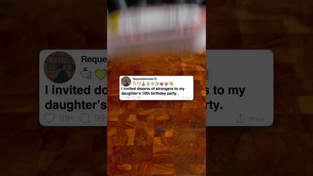 I invited dozens of strangers to my daughter's 10th birthday party.