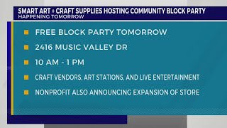 Smart Art + Craft Supplies hosting community block party in Donelson