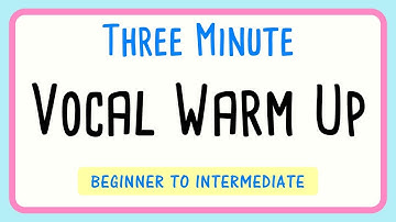 3 Minute Vocal Warm Up Female Voice - Pre Performance