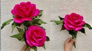 DIY- Como Hacer una Rosa Flor Liston Satin/ How to Make Rose  RibbonРоза//クリップ簪/Fita Cetin 