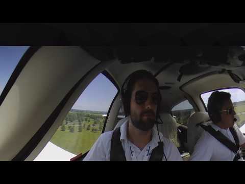 student pilot lands