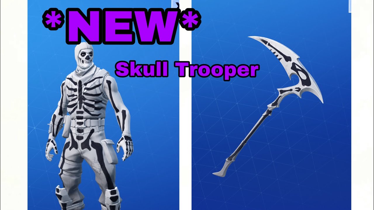 *NEW* Skull Trooper Style Showcase + Gameplay (Fortnite Mobile)