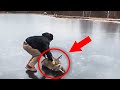 This Deaf Man Walk On Icy River To Save a Frozen Deer