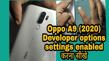 Oppo A9 Developer options enable करना सीखे। developer options oppo A9।Ad technology
