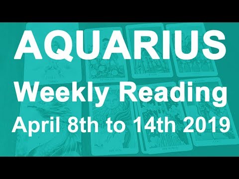 aquarius weekly 2 to 8 tarot video