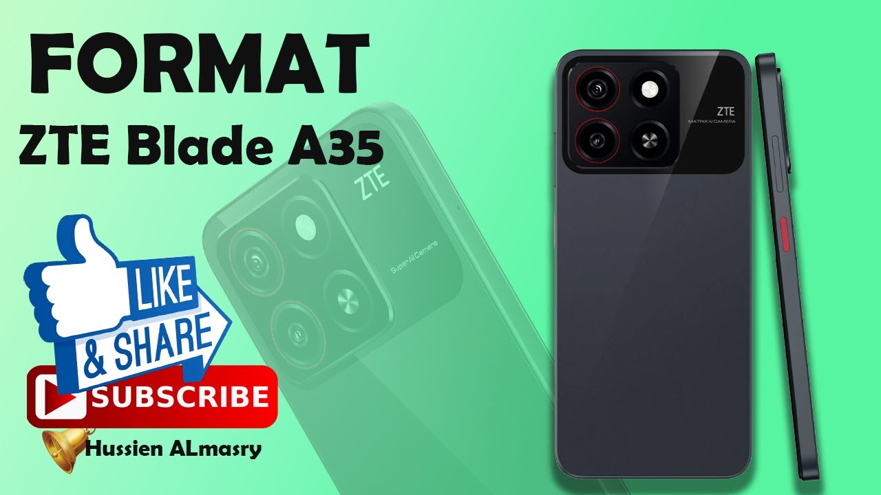 طريقة فورمات هاتف ZTE Blade A35 بكل سهولة