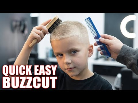 BUZZ CUT TUTORIAL FOR CHILDREN | EASY CLIPPER TECHNIQUE