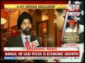 Modi focuses eco**mic growth leaders