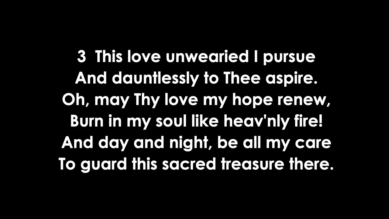 683 Jesus, Thy Boundless Love To Me (Alt Tune 717)