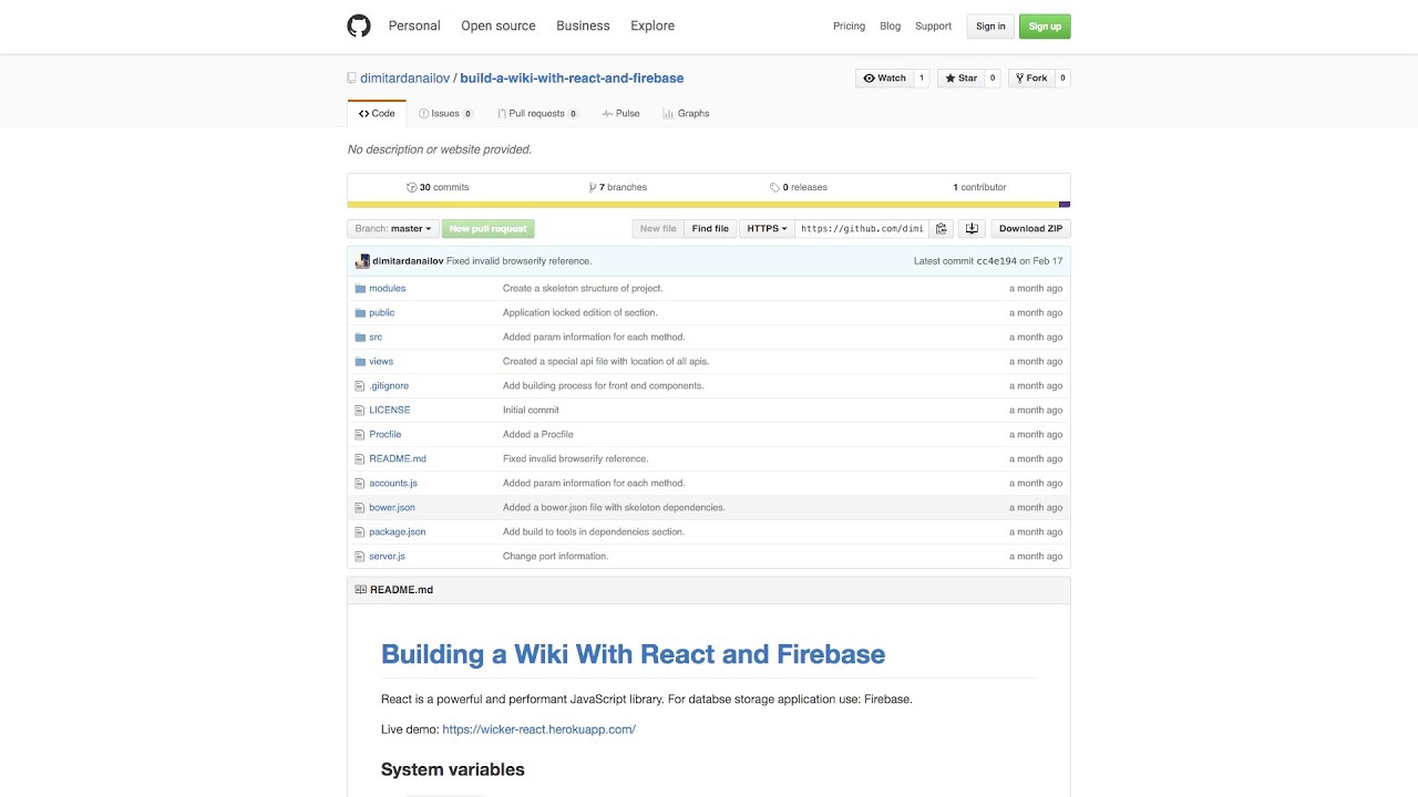 Nodejs, React, Firebase and Heroku