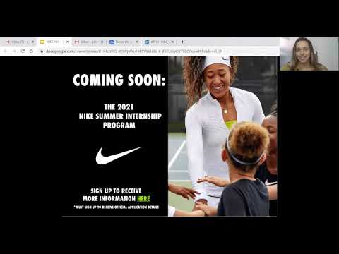 2021 Nike Summer Internship Information Session - YouTube