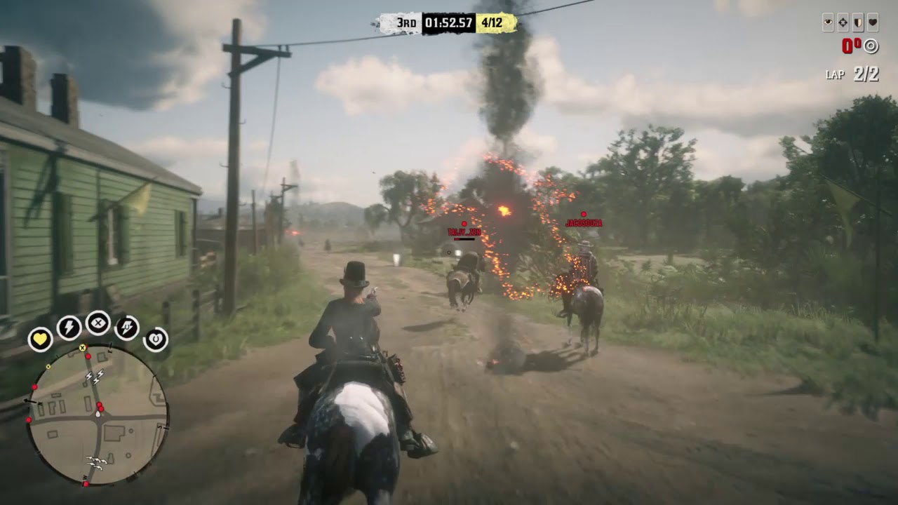 RDR2 Race Win - YouTube