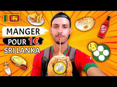 MANGER POUR MOINS DE 1 EURO AU SRI LANKA 🇱🇰