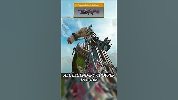 All Legendary Chopper in COD Mobile #shorts #codm