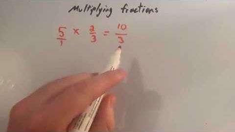 Multiplying Fractions - Corbettmaths