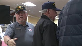 Veteran dedicating statues to fellow service members receives honor of his own