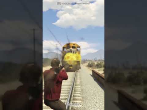 COMO DESTRUIR EL TREN DE GTA 5 LEGALMENTE #shorts