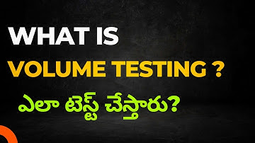 What is Volume Testing in Performance Testing? | Volume testing with Example | @techagent2.0
