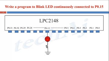 Programming LPC2148: LED Blinking Program & Proteus Simulation | ARM7 | Advanced Processors