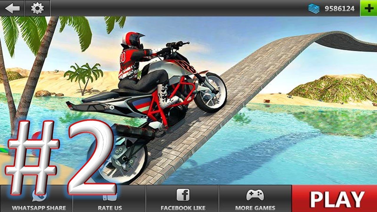 Beach Motorbike Stunts Master 2019 gameplay walkthrough 2 android & ios