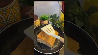 5-minute viral Banana Milk Toast🌸#food #bread #breakfast #easyrecipe #shorts #trending #viral #fyp