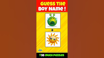 Guess the boy Name ! by emoji #2 #shorts Hindi paheliyan। #paheli #riddles