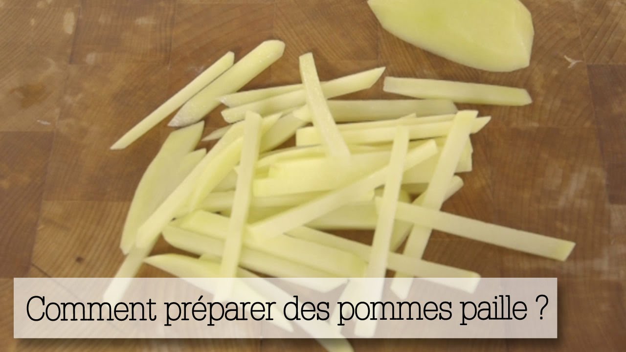 Faire des pommes paille : la technique en une minute 