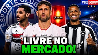 🚨 VALE O REFORÇO?! TRÊS NOMES LIVRES NO MERCADO e UM DELES PODE SURPREENDER!