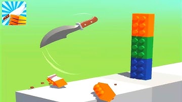 Slice It All ! All levels Gameplay New Knife Part 11 android, ios