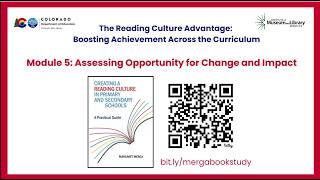 Module 5 | The Reading Culture Advantage: Assessing Opportunity for Change and Impact