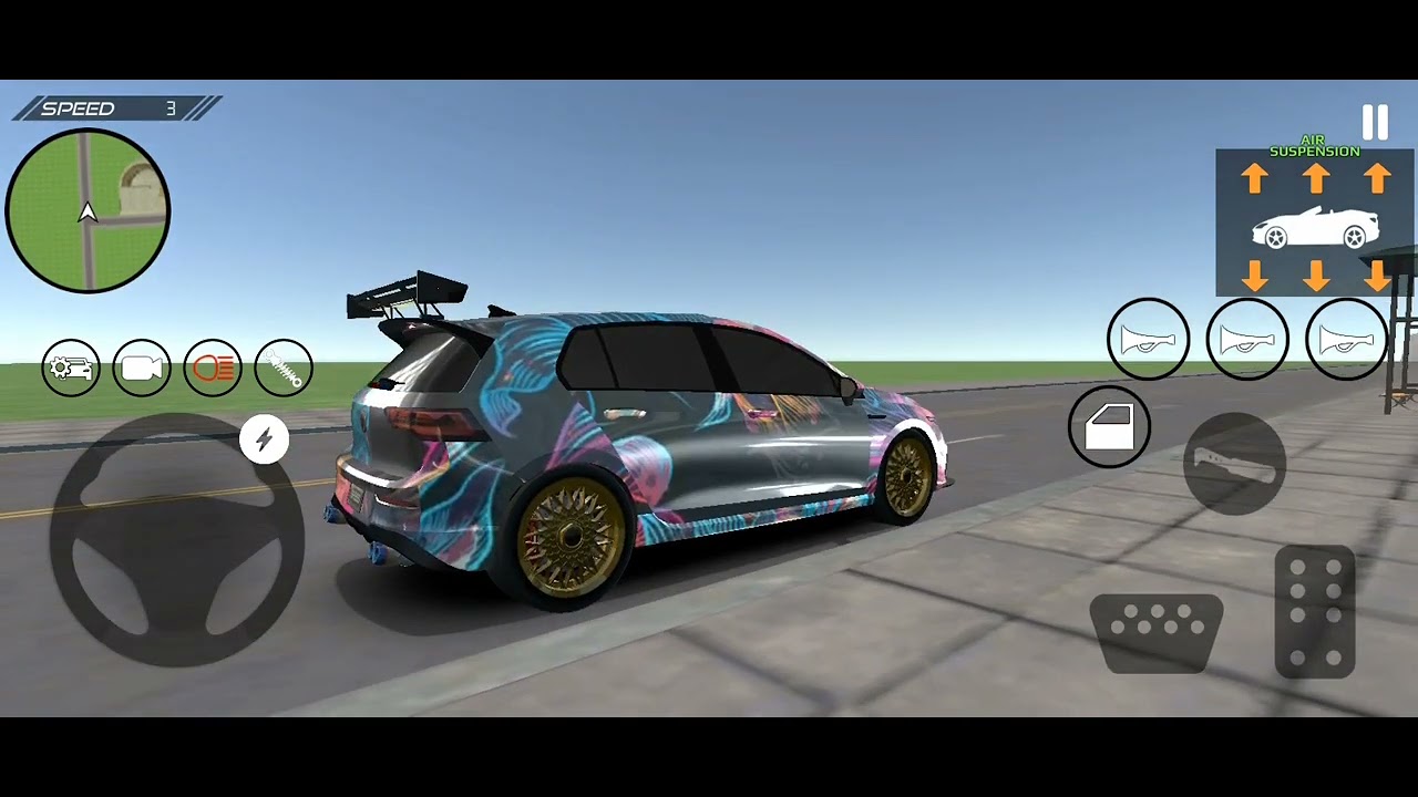 Police chase criminal act ❤️❤️❤️🇰🇪🇰🇪🇰🇪🇰🇪🇰🇪 like shere and subscribe ❤️❤️ Golf GTi game car parking 