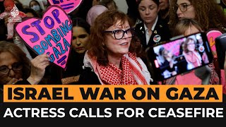 Al Jazeera speaks to Susan Sarandon as she lobbies for a Gaza ceasefire | Al Jazeera Newsfeed