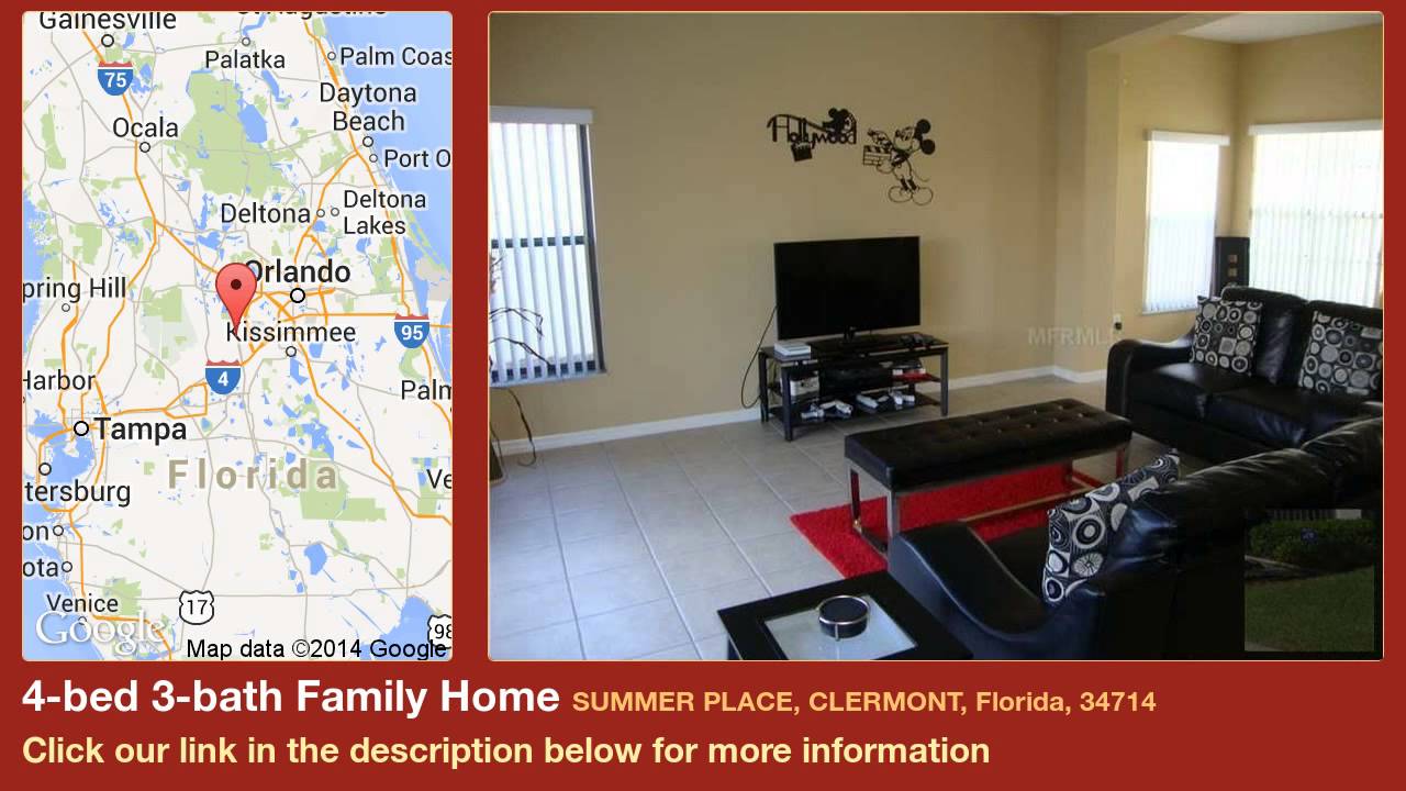 new homes in houston 4-bed 3-bath Family Home for Sale in Clermont, Florida on florida-magic.com