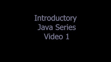 Introduction to Java Series using Eclipse - Video 1